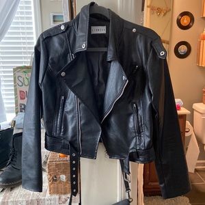 Princess Polly leather jacket